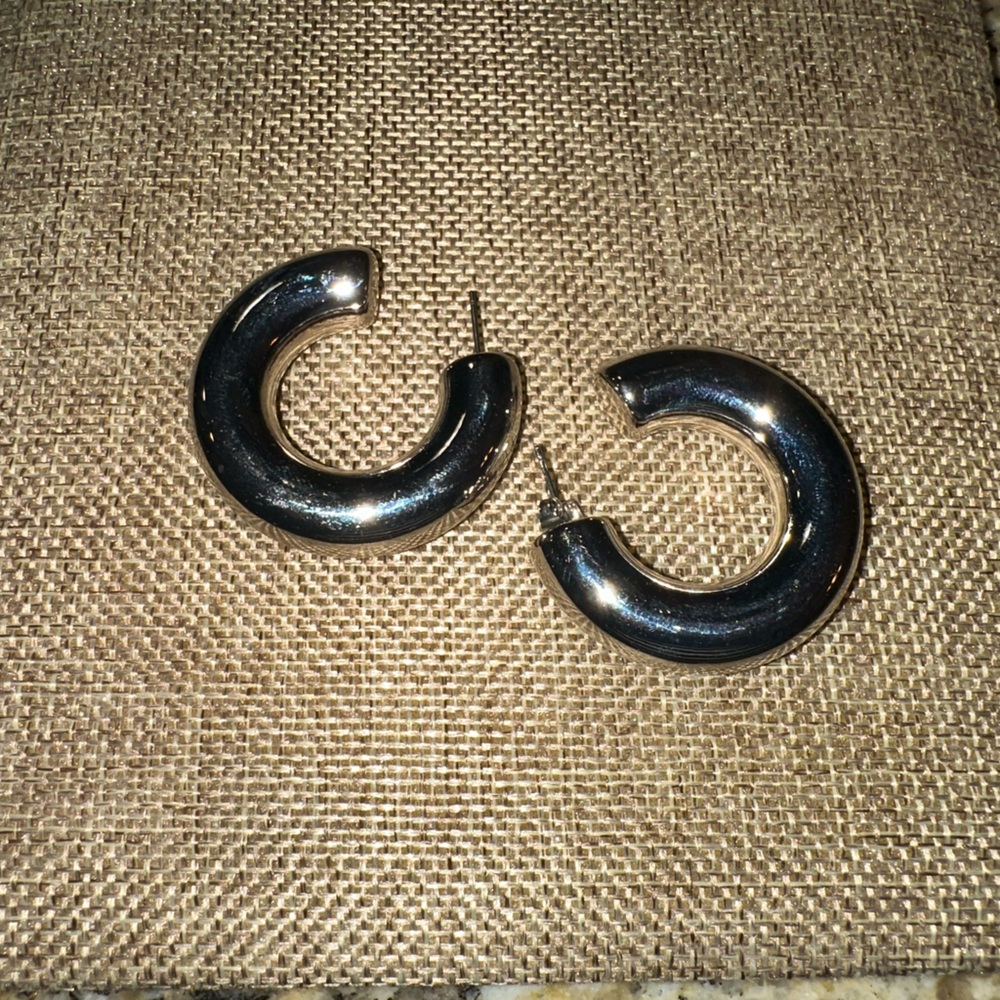 Gold and silver hoops - Picture 4 of 4